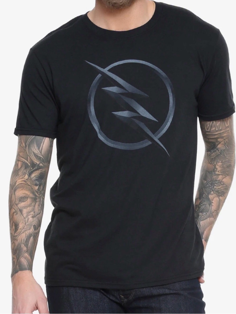 The Flash Dark Grey Graphic T-Shirt - Size: M
